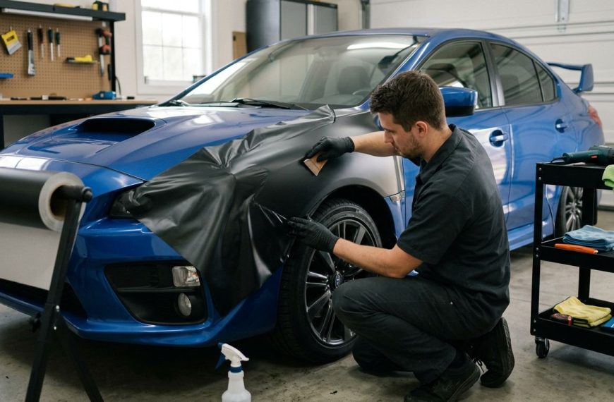 Jak samodzielnie okleić auto folią: Poradnik dla początkujących
